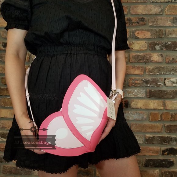 Kate Spade ENCHANTED Forest Butterfly Bonnie BAG - Picture 8 of 9